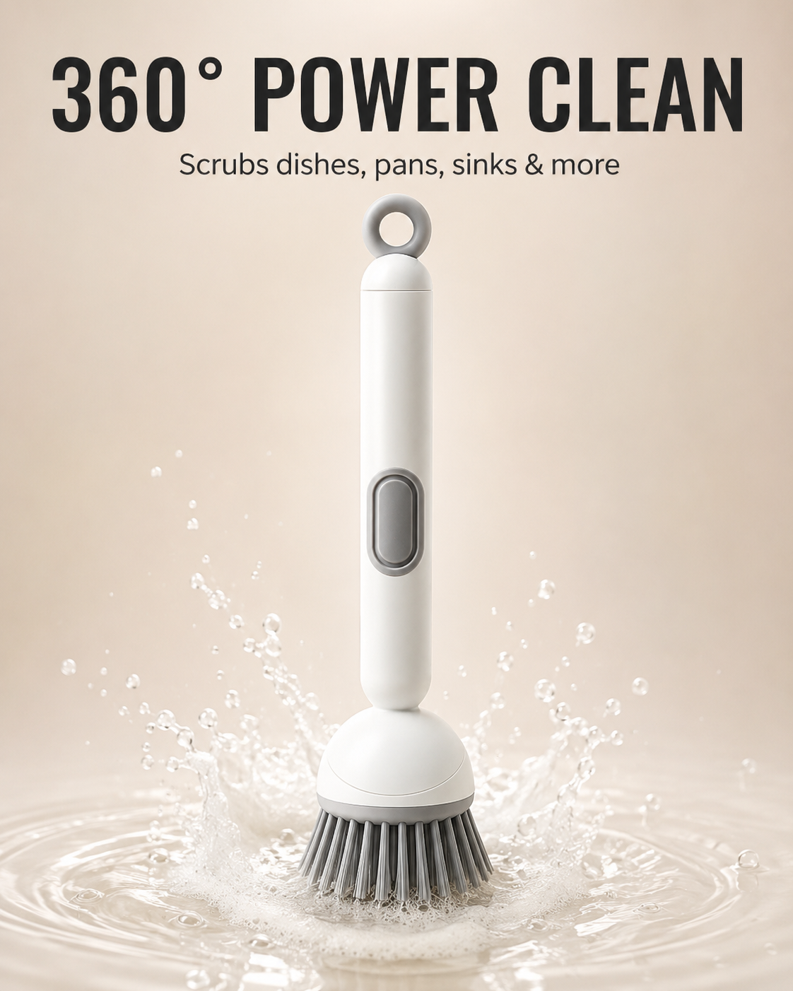 Nurello FlexClean Soap-Dispensing Dish Brush